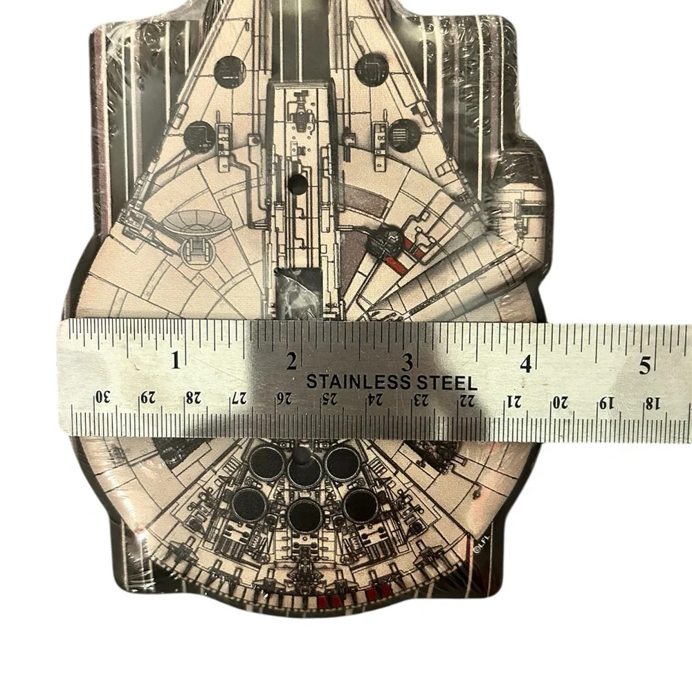 Star Wars Millennium Falcon Metal light switch plates set of 2